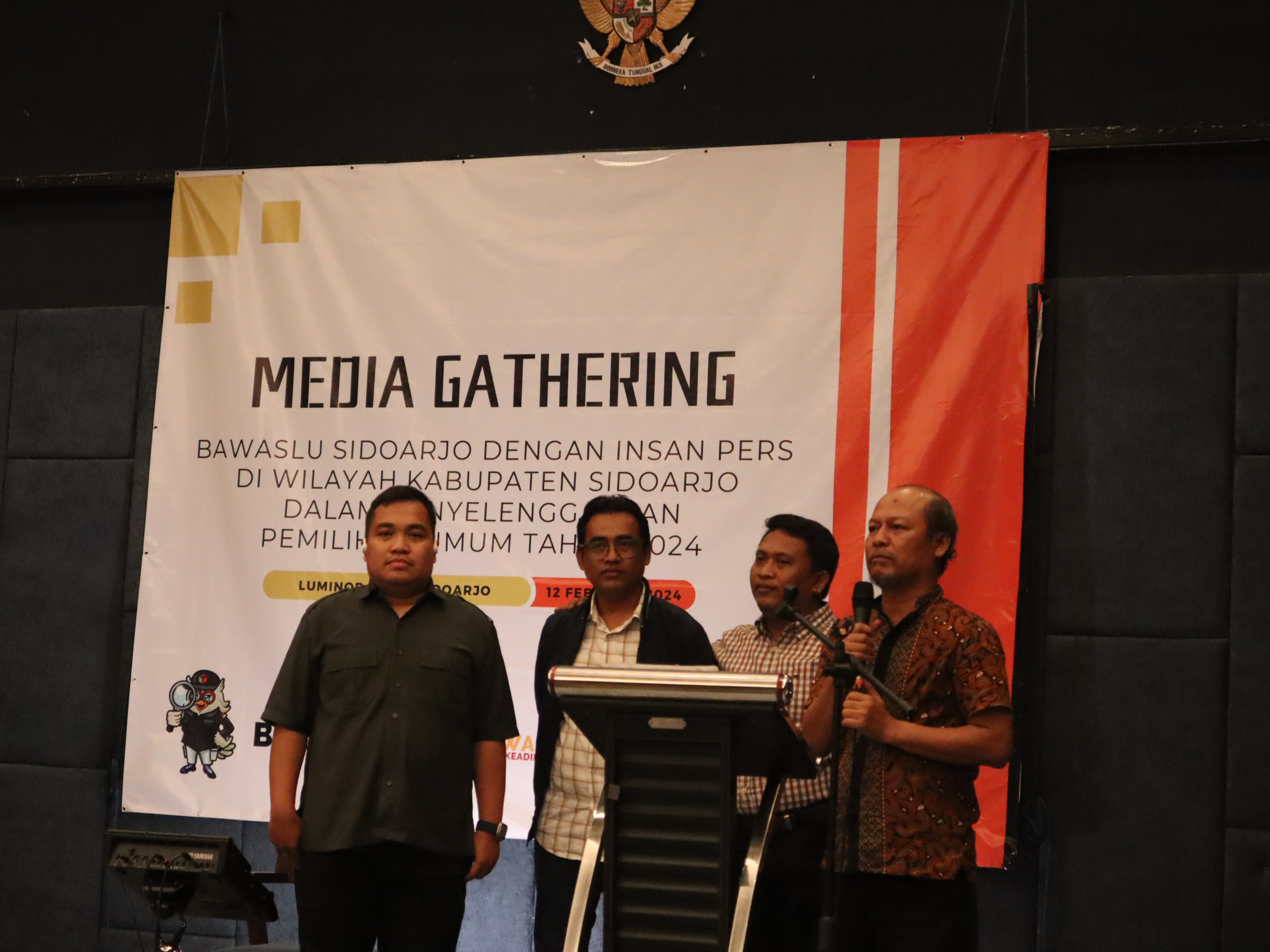 MEDIA GATHERING BAWASLU SIDOARJO 2024