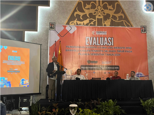 BAWASLU JAWA TIMUR EVALUASI PENGGUNAAN PENGGUNAAN WEBSITE BAWASLU DALAM PEMILIHAN TAHUN 2024