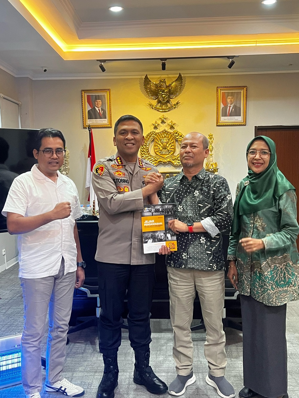 audiensi polresta dan bakesbangpol