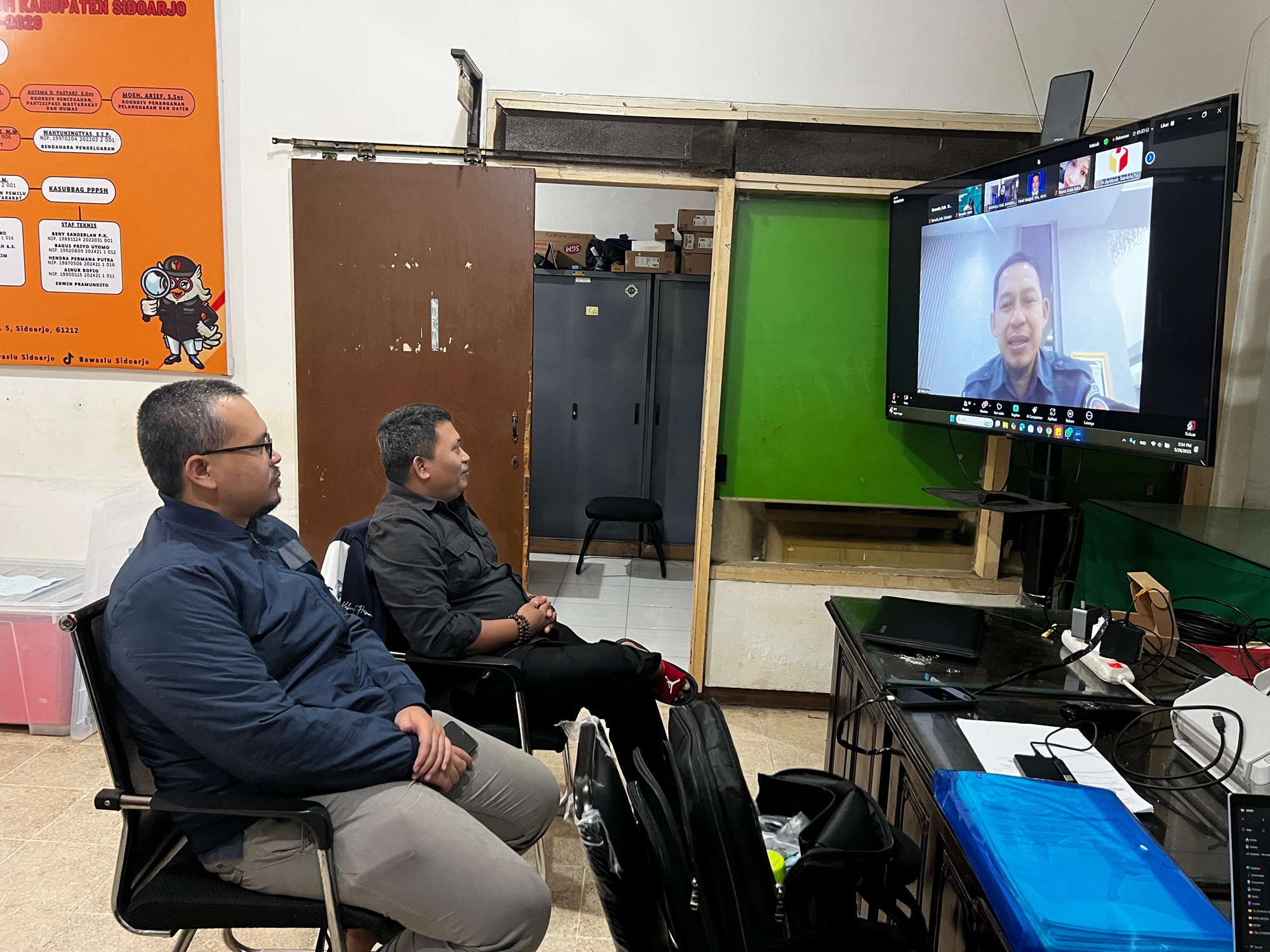 RAPAT PERSIAPAN MONEV KIP 2025 VIA DARING