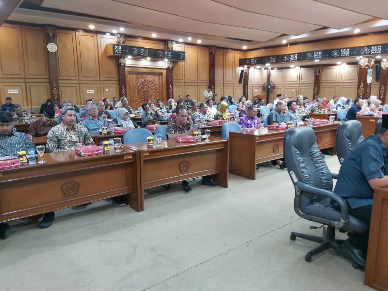 BAWASLU KABUPATEN SIDOARJO HADIRI RAPAT PARIPURNA DPRD KABUPATEN SIDOARJO TERKAIT PENGAMBILAN KEPUTUSAN ATAS RAPERDA RPJMD TAHUN 2025–2029
