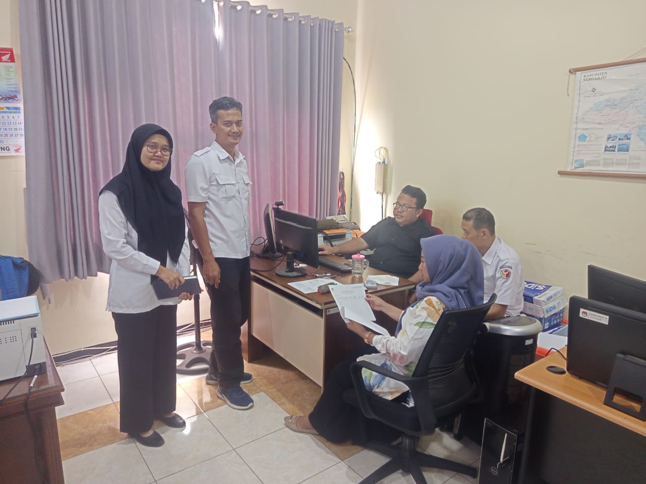 BAWASLU SIDOARJO BERIKAN IMBAUAN KEPADA KPU SIDOARJO BERKAITAN DENGAN PEMUTAKHIRAN DATA PARPOL MELALUI SIPOL