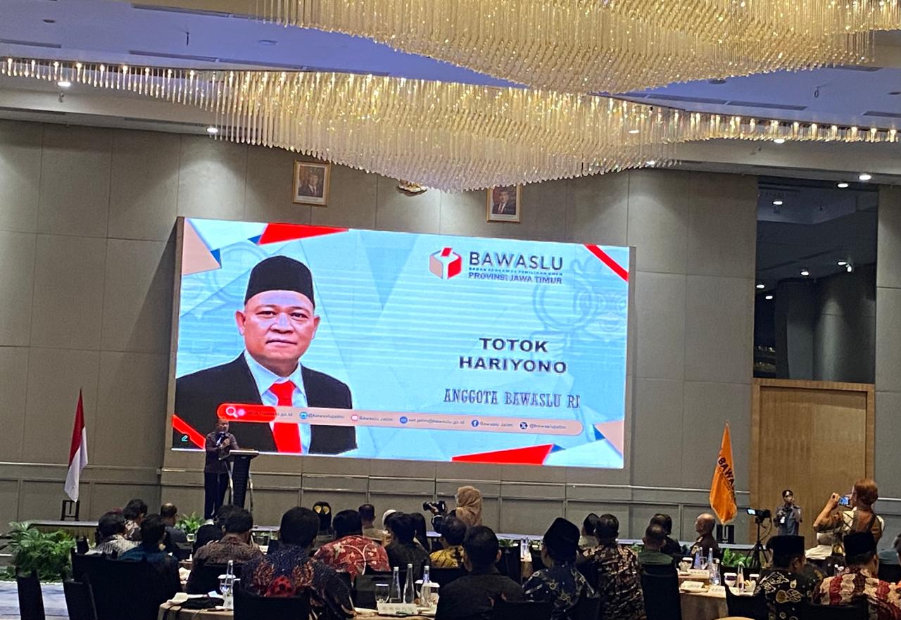 PENGUATAN KELEMBAGAAN BAWASLU JATIM JADI MOMENTUM PENINGKATAN KUALITAS DAN EFEKTIVITAS KINERJA BAWASLU KABUPATEN/KOTA