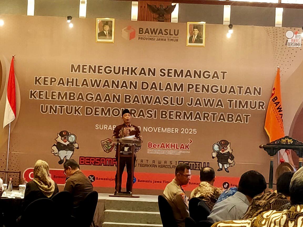 Ketua Bawaslu Provinsi Jawa Timur A. Warits