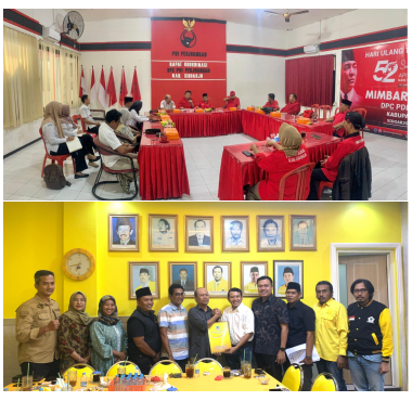 BAWASLU SIDOARJO LAKUKAN KOORDINASI DALAM RANGKA PEMUTAKHIRAN DATA PARTAI POLITIK