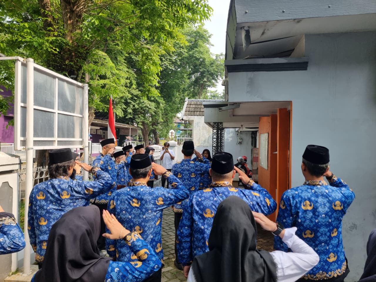 PELAKSANAAN UPACARA PERINGATAN HARI KORPRI BAWASLU SIDOARJO 