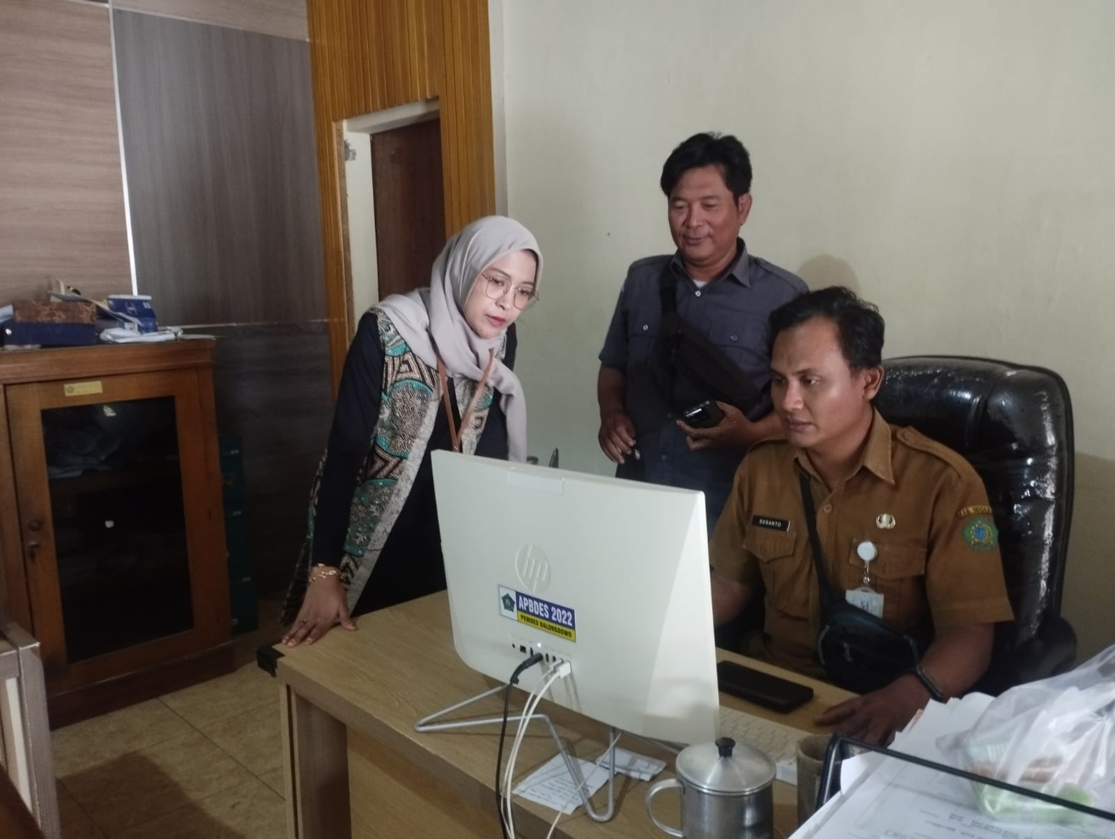 SASAR DATA PDPB DI KECAMATAN CANDI, BAWASLU SIDOARJO LAKUKAN UJI PETIK DI DESA BALONGDOWO