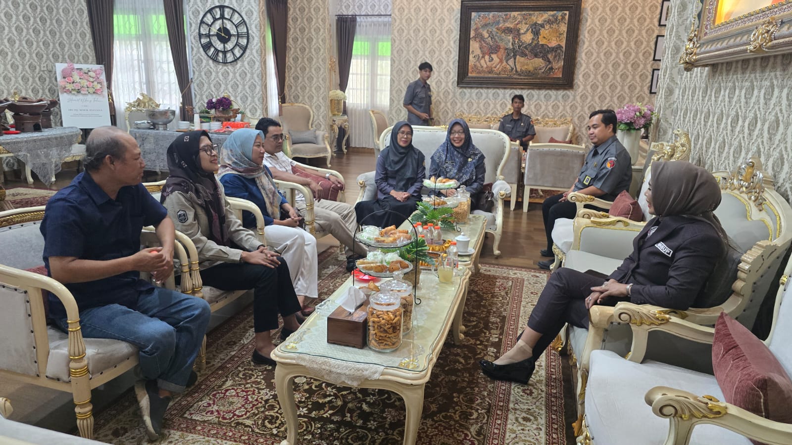 JALIN SILATUAHMI DI MOMEN SYAWAL 1447H,  BAWASLU SIDOARJO KUNJUNGI WAKIL BUPATI DAN SEKDA SIDOARJO