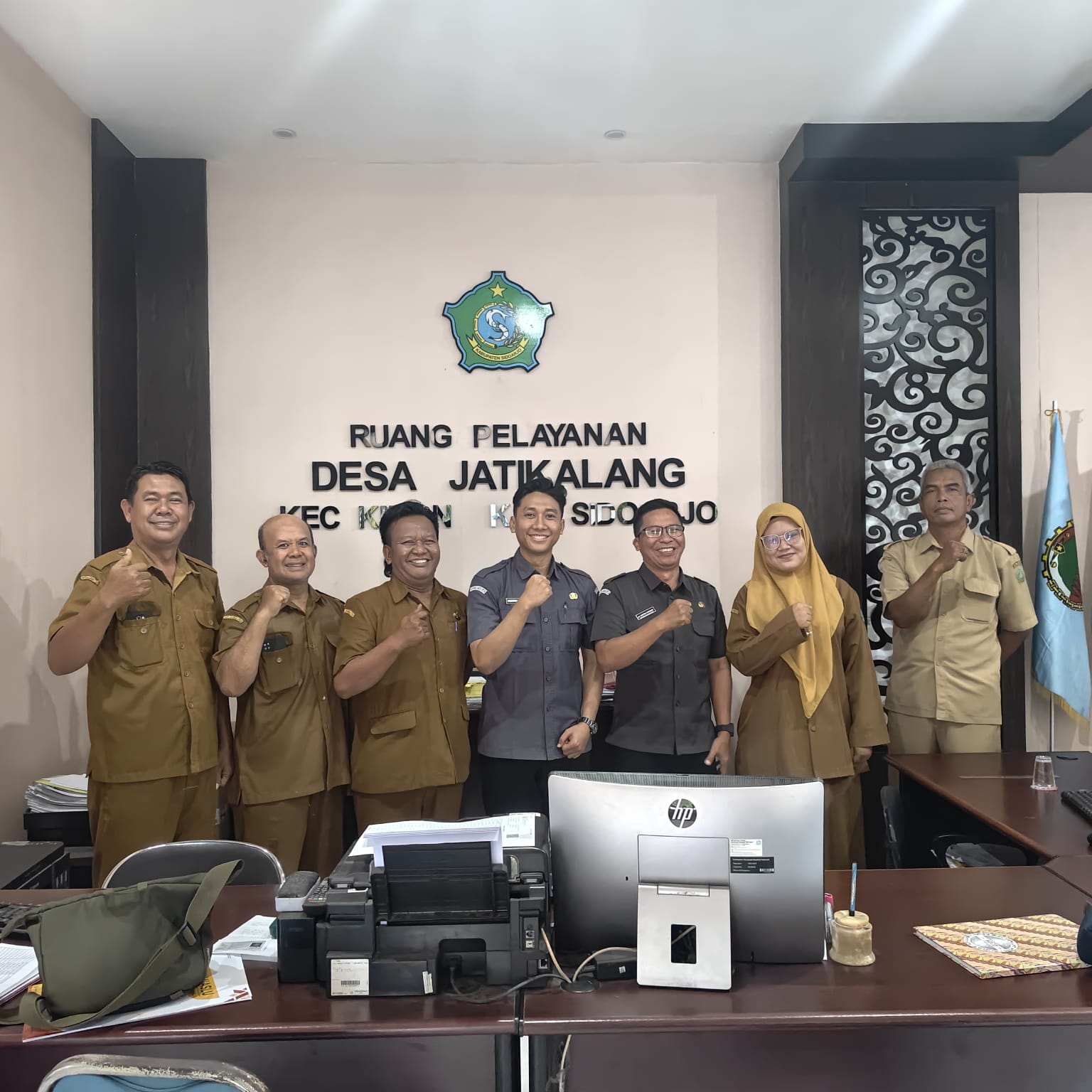 KAWAL HAK PILIH WARGA, BAWASLU SIDOARJO UJI PETIK PENGAWASAN PDPB DI DESA JATIKALANG KECAMATAN KRIAN