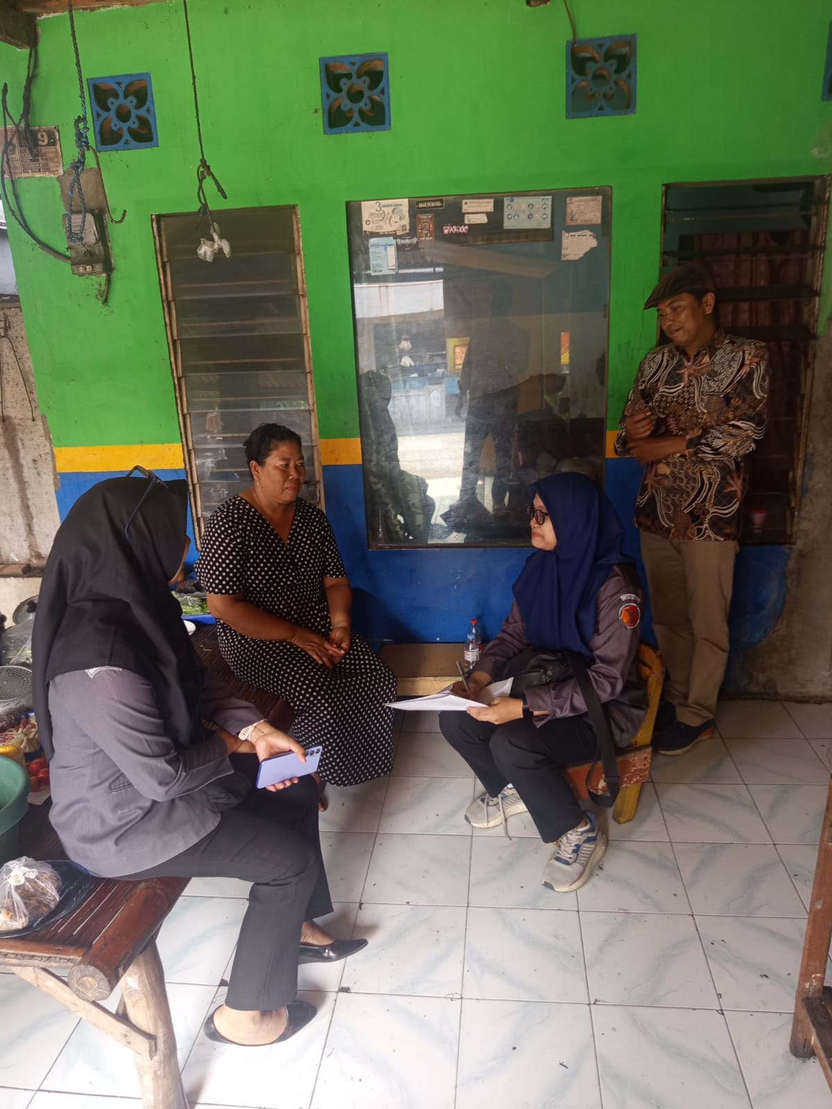 SASAR DATA PEMILIH DI KECAMATAN WARU, BAWASLU SIDOARJO UJI PETIK PDPB DI DESA PEPELEGI