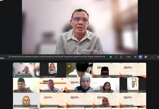 BAWASLU SIDOARJO IKUTI SHARING SESSION, MANTAPKAN KOMPETENSI PENYELESAIAN SENGKETA PROSES PEMILU 2029