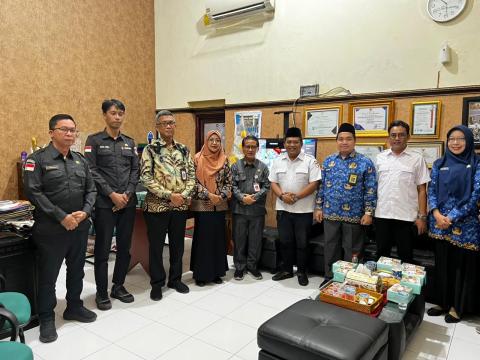 OPTIMALKAN PENGAWASAN PDPB, BAWASLU SIDOARJO LAKUKAN KOORDINASI DENGAN DISDUKCAPIL SIDOARJO