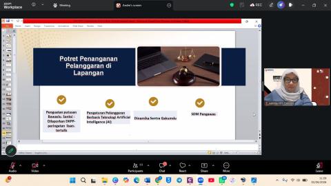 BAWASLU SIDOARJO PERKUAT PEMAHAMAN PENANGANAN PELANGGARAN MELALUI DISKUSI HUKUM SELASA BAWASLU JATIM