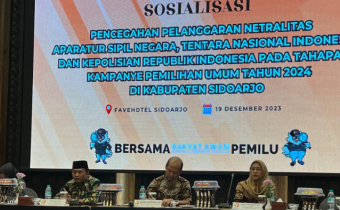 SOSIALISASI PENCEGAHAN PELANGGARAN NETRALITAS ASN, TNI DAN POLRI