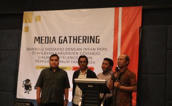 MEDIA GATHERING BAWASLU SIDOARJO 2024