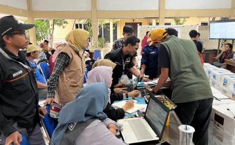 Supervisi Rekapitulasi Penghitungan Suara oleh Bawaslu Sidoarjo di Kecamatan Tanggulangin