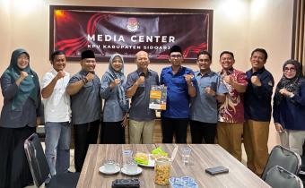 kunjungan ke BKD dan KPU Sidoarjo