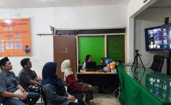 BAWASLU SIDOARJO HADIRI RAPAT KOORDINASI PERSIAPAN PENGAWASAN PEMUTAKHIRAN DAFTAR PEMILIH BERKELANJUTAN BAWASLU JATIM