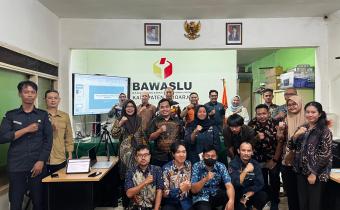 BAWASLU SIDOARJO TERIMA KUNJUNGAN SUPERVISI DAN MONITORING DARI BAWASLU JATIM