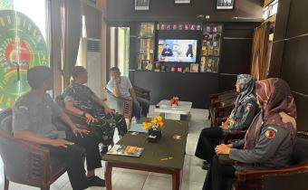 BAWASLU SIDOARJO LAKUKAN KUNJUNGAN KERJA KE KODIM 0816/SIDOARJO TERKAIT PEMUTAKHIRAN DATA PEMILIH 