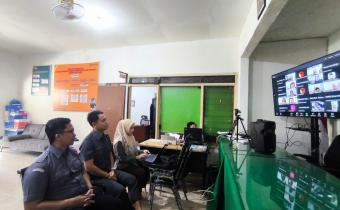 BAWASLU SIDOARJO HADIRI RAPAT INTEGRASI DAN VERIFIKASI DATA KEPEGAWAIAN SECARA DARING