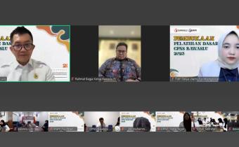 PENGUATAN SDM: 3 CPNS BAWASLU SIDOARJO HADIRI PEMBUKAAN PELATIHAN DASAR NASIONAL SECARA DARING