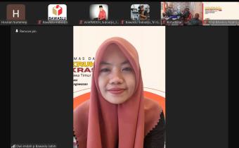 BAWASLU SIDOARJO HADIRI CANGKRUKAN DEMOKRASI SERI 17 DENGAN TEMA MANAJEMEN DOKUMENTASI FOTO, VIDEO DAN HASIL PENGAWASAN