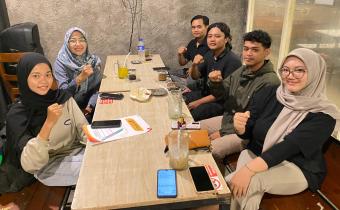 PERKUAT JARINGAN PENGAWASAN, BAWASLU SIDOARJO TINDAKLANJUTI RTL P2P BERSAMA KADER PMII UNUSIDA