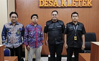 LANJUTKAN PENGAWASAN PDPB, BAWASLU SIDOARJO SAMBANGI DESA KLETEK, KECAMATAN TAMAN