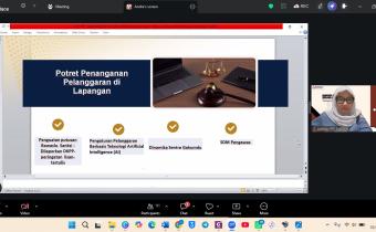 BAWASLU SIDOARJO PERKUAT PEMAHAMAN PENANGANAN PELANGGARAN MELALUI DISKUSI HUKUM SELASA BAWASLU JATIM