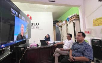 BAWASLU SIDOARJO IKUTI PENDAMPINGAN DAN PENILAIAN MANDIRI SPIP TERINTEGRASI TAHUN 2026 SECARA DARING