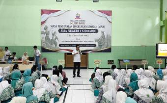 BAWASLU SIDOARJO GOES TO SCHOOL SMAN 1 SIDOARJO