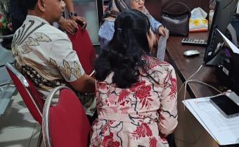 Bawaslu Sidoarjo Laksanakan Uji Petik Pengawasan PDPB di Desa Sidomulyo Buduran