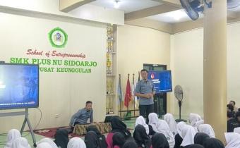 BAWASLU SIDOARJO UJI PETIK PEMILIH PEMULA DI SMK PLUS NU SIDOARJO
