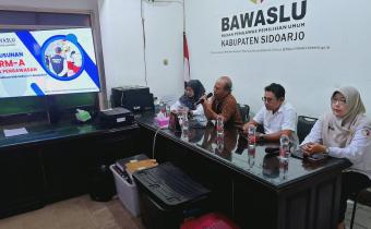 PERKUAT PEMAHAMAN PENYUSUNAN FORM-A, BAWASLU SIDOARJO BAHAS TEKNIS HASIL PENGAWASAN DALAM FOKUS VOL. 2