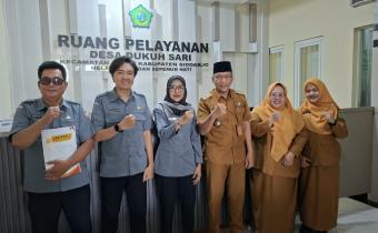 SASAR DATA PEMILIH DI KECAMATAN JABON, BAWASLU SIDOARJO UJI PETIK PENGAWASAN PDPB DI DESA DUKUH SARI